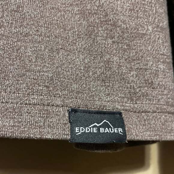 Eddie Bauer ragland shirt Mens Large long sleeve brown - Picture 3 of 9